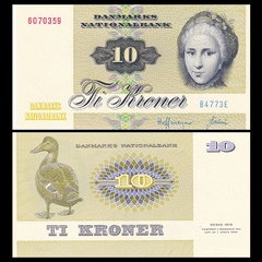 10 kroner Denmark 1972