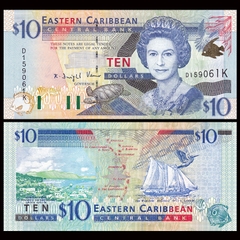 10 dollars Eastern Caribbean 2003