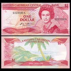 1 dollar Eastern Caribbean 1988