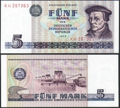 5 mark Democratic Republic Germany - Đông Đức 1975