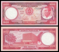 1000 ekuele Equatorial Guinea 1975