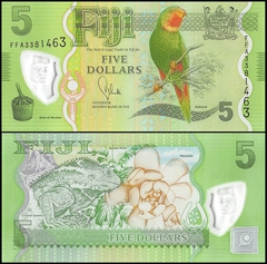 5 dollars Fiji 2013 polymer 5 dollars Fiji 2013 polymer