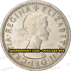 Xu 6 pence Elizabeth II 1953 - 1967 Xu 6 pence Elizabeth II 1953 - 1967