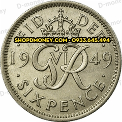 Xu 6 pence George VII 1949 - 1952 Xu 6 pence George VII 1949 - 1952