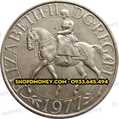 Xu kỷ niệm 25 năm nữ hoàng Elizabeth II lên ngôi Xu kỷ niệm 25 năm nữ hoàng Elizabeth II lên ngôi