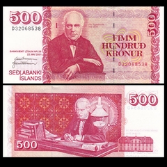 500 kronur Iceland 2001