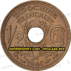 1/2 cent Đông Dương 1935 - 1940 1/2 cent Đông Dương 1935 - 1940