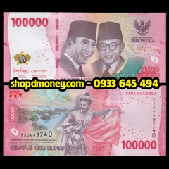 100000 rupiah Indonesia 2022