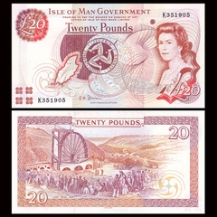 20 pounds Isle of Man 2000