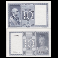 10 lire Italy 1939