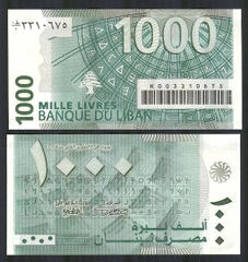 1000 livres Liban 2004