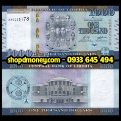 1000 dollars Liberia 2022 1000 dollars Liberia 2022