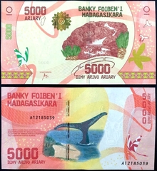5000 ariary Madagascar 2017 5000 ariary Madagascar 2017