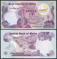 5 liri Malta 1979