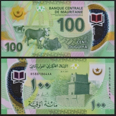 100 ouguiya Mauritania 2017 polymer