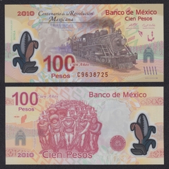 100 pesos Mexico 2007 kỉ niệm 100 năm cách mạng Mexico 100 pesos Mexico 2007 kỉ niệm 100 năm cách mạng Mexico