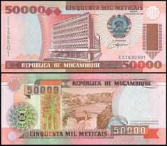 50000 meticais Mozambique 1993