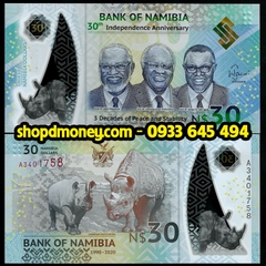 30 dollars Namibia 2020 kỉ niệm 30 năm độc lập 30 dollars Namibia 2020 kỉ niệm 30 năm độc lập