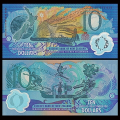 10 dollars New Zealand 2000 kỉ niệm thiên niên kỉ