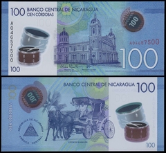 100 cordobas Nicaragua 2014 polymer 100 cordobas Nicaragua 2014 polymer