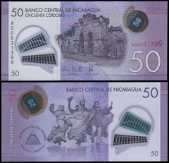 50 cordobas Nicaragua 2014 polymer 50 cordobas Nicaragua 2014 polymer