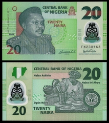 20 naira Nigeria 2006 polymer