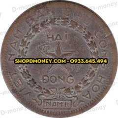 2 đồng Việt Nam Dân Chủ Cộng Hòa 1946 2 đồng Việt Nam Dân Chủ Cộng Hòa 1946