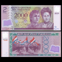2000 guaranies Paraguay 2011 polymer 2000 guaranies Paraguay 2011 polymer