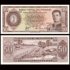 50 guaranies Paraguay 1952