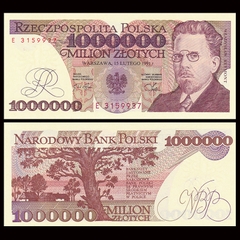 1 triệu zlotych Poland 1991