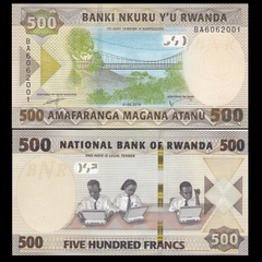 500 francs Rwanda 2019 500 francs Rwanda 2019