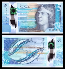 5 pounds Scotland 2016 polymer - Royal Bank of Scotland