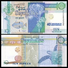 10 rupees Seychelles 2016 kỉ niệm 40 năm độc lập