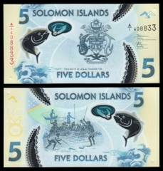 5 dollars Solomon 2019 5 dollars Solomon 2019