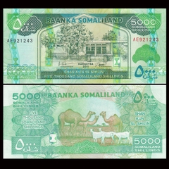 5000 shillings Somaliland 2011