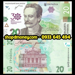 20 hryven Ukraine 2021 kỷ niệm 30 năm độc lập 20 hryven Ukraine 2021 kỷ niệm 30 năm độc lập