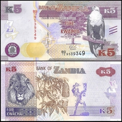 5 kwacha Zambia 2015