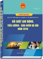 Cẩm Nang Tra Cứu Tổng Hợp Các Nghiệp Vụ Về Chính Sách Của Bộ Luật Lao Động, Tiền Lương, Bảo Hiểm Xã Hội Năm 2019