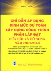 chỉ dẫn áp dụng định mức xây dựng - phần lắp đặt