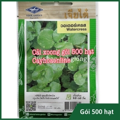 Hạt giống rau cải xoong gói 500 hạt nhập Thái Lan (cải xoong tốt như 1 vị thuốc, hạt giống chất lượng)