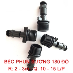 béc tưới phun sương 180 độ