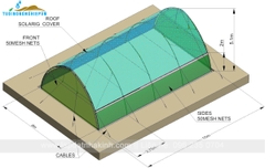 Nhà kính mini tự lắp ráp Solarig Tunnel Kit