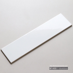 GẠCH THẺ NHẬP KHẨU 100x400 CERAMIC: M1400 - Super White