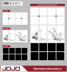 GẠCH ỐP TƯỜNG JOJO 30x60: JOJO3804-04D-05