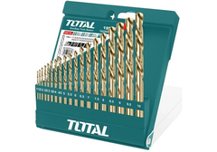 Bộ 19 mũi khoan kim loại HSS TACSD0195 TOTAL