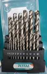 Bộ 25 mũi khoan sắt TACSD0251 TOTAL