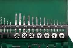 Bộ mũi khoan (taro) 1 bộ 37 cái SATA 50455 - 37Pc. HSS Tap &Twist Drill Set