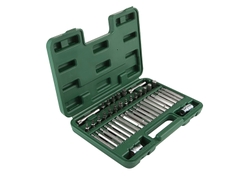 Bộ đầu tuýp đang dạng gắn tuốc nơ vít 8mm SATA 09327 - 42PC. 8MM HEX SHANK BITS SET
