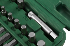 Bộ đầu tuýp đang dạng gắn tuốc nơ vít 8mm SATA 09327 - 42PC. 8MM HEX SHANK BITS SET