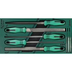 Bộ dũa bằng thép SATA 1 bộ 8 cái 09910A